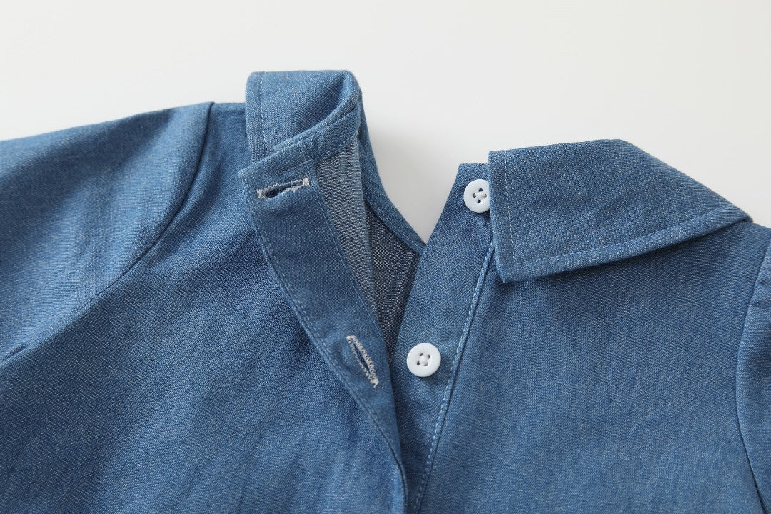 Carie Denim Romper