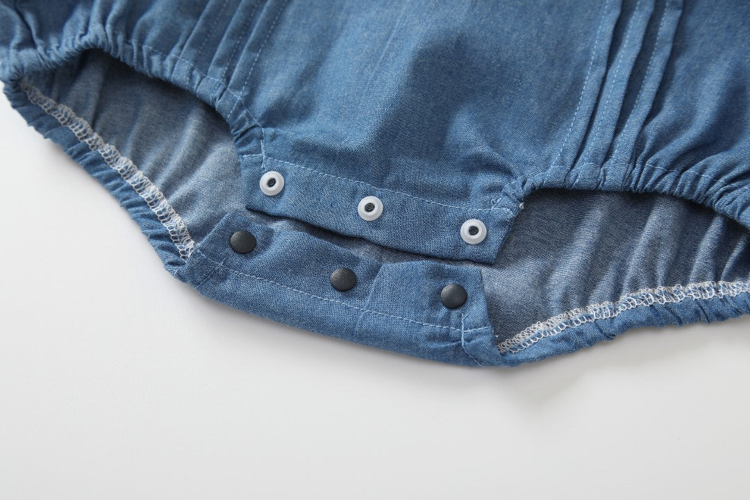 Carie Denim Romper