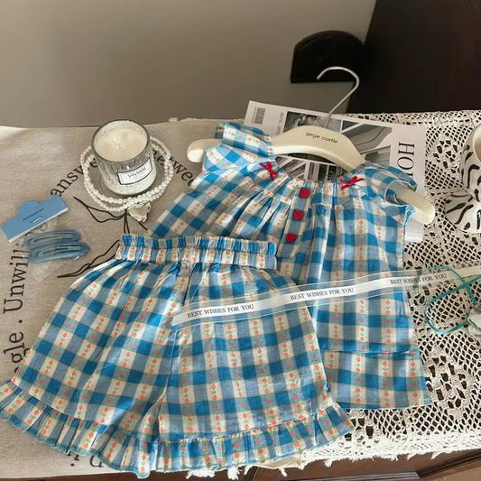 Plaid check co-ord set