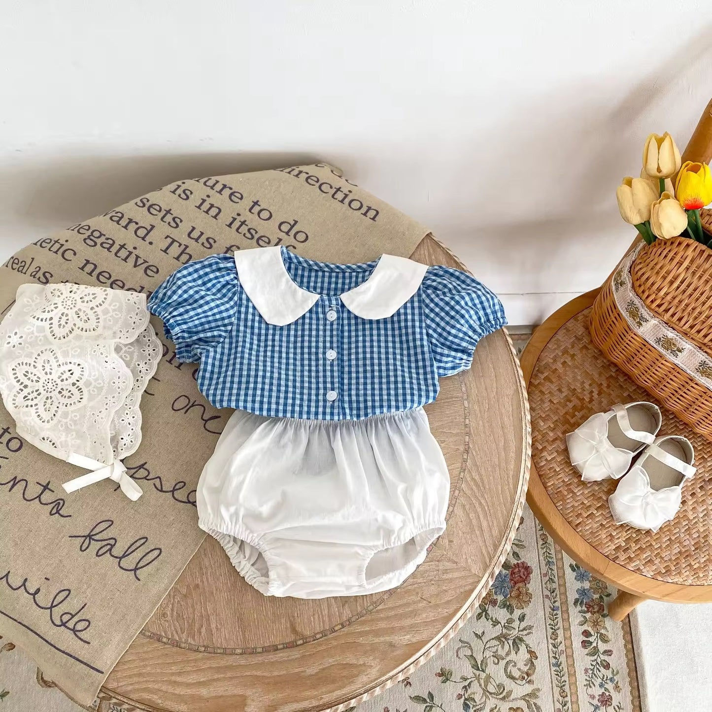 Back bunny checkered set