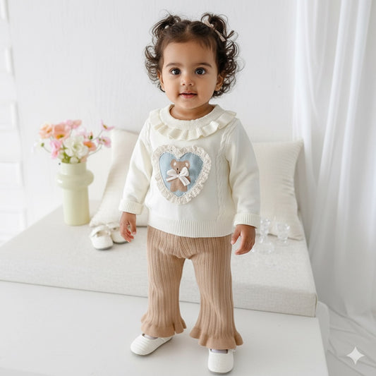 Teddy knit set