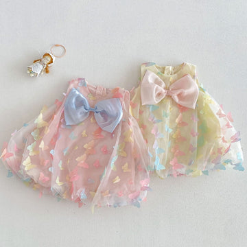 Butter bow dress