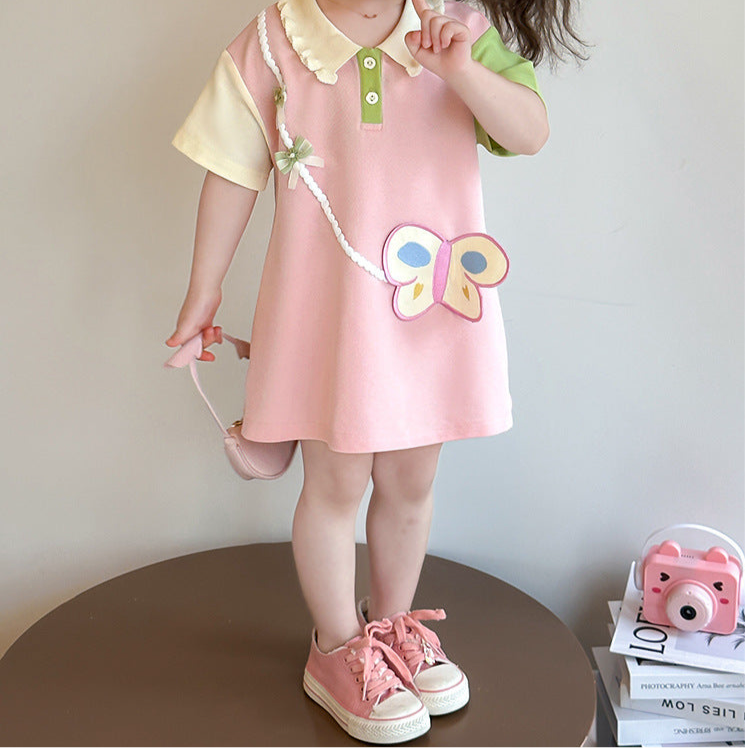 Butterfly polo dress