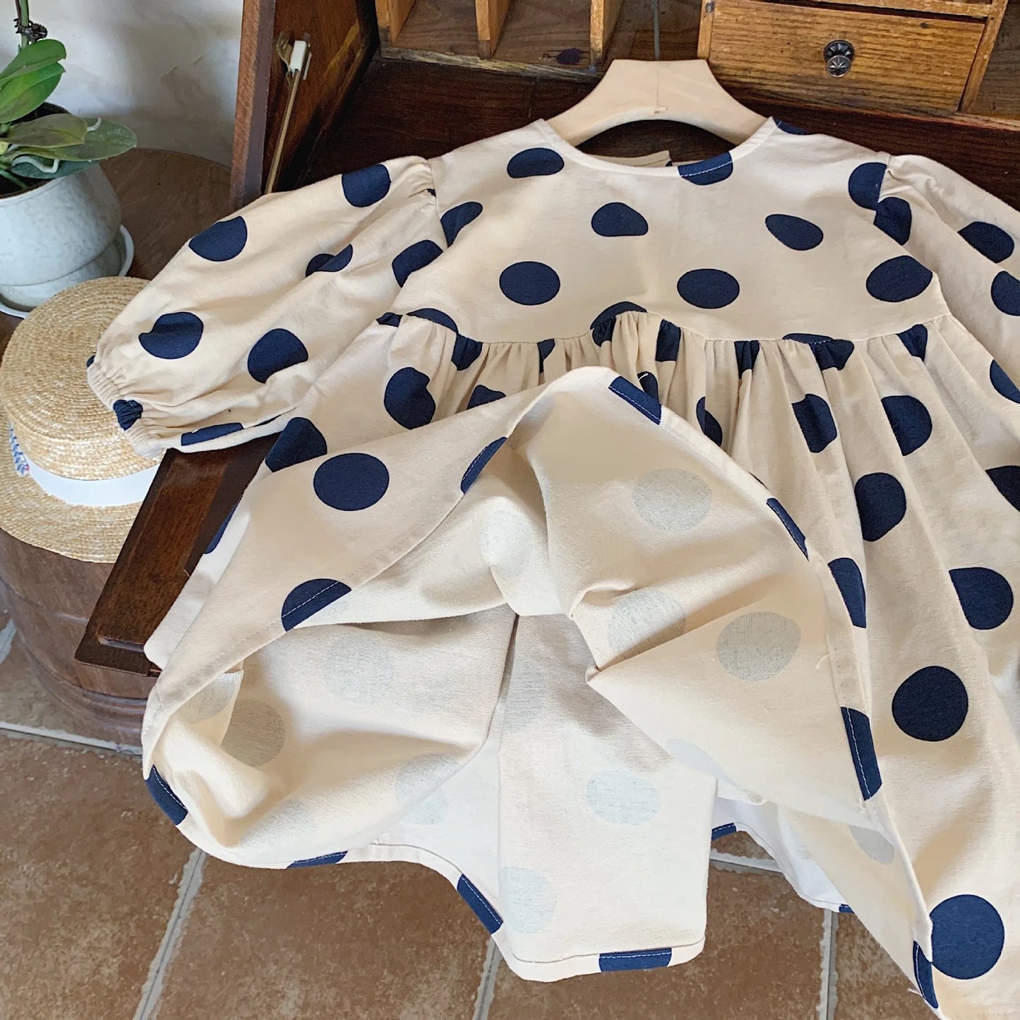Gargi polka dot dress