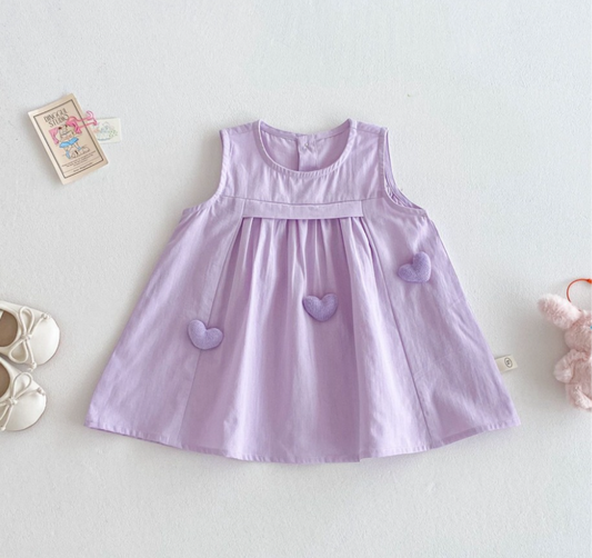 Tri heart dress
