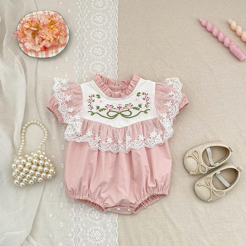 Peony Lacey romper