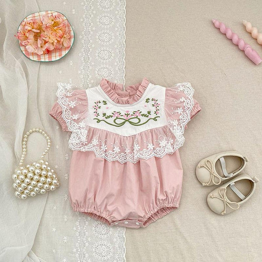 Peony Lacey romper