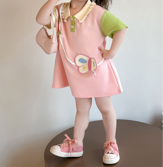 Butterfly polo dress
