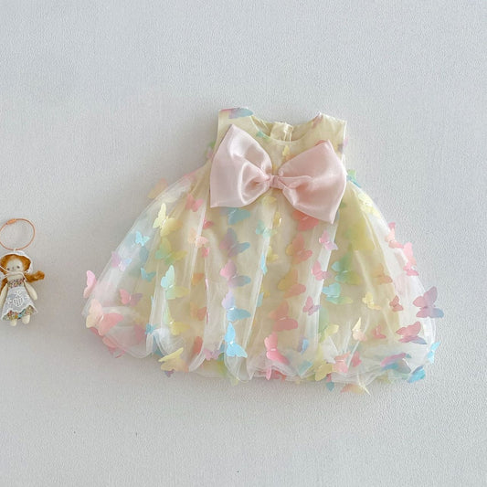 Butter bow dress