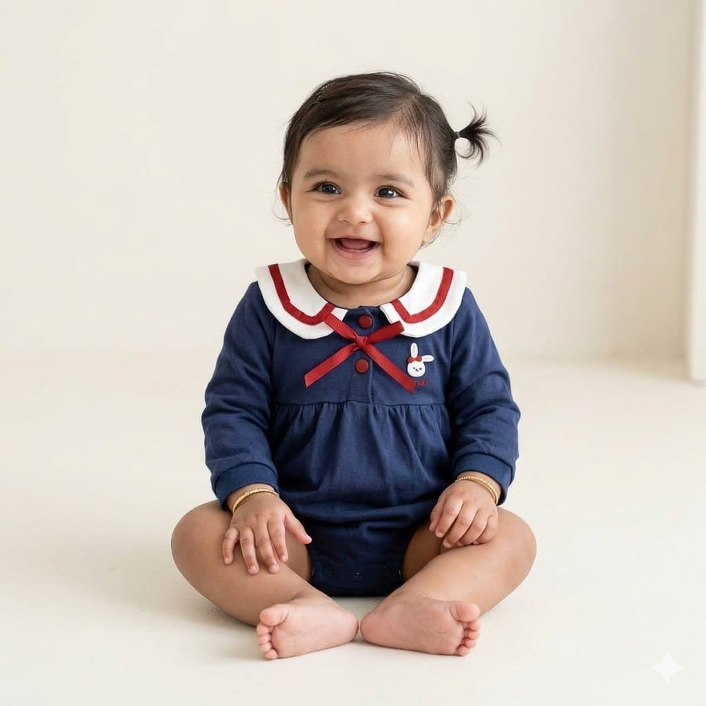 Nevy bunny romper