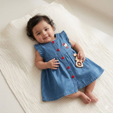 Denim Kitty dress