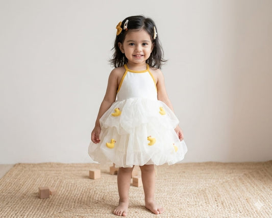 fluffy dress