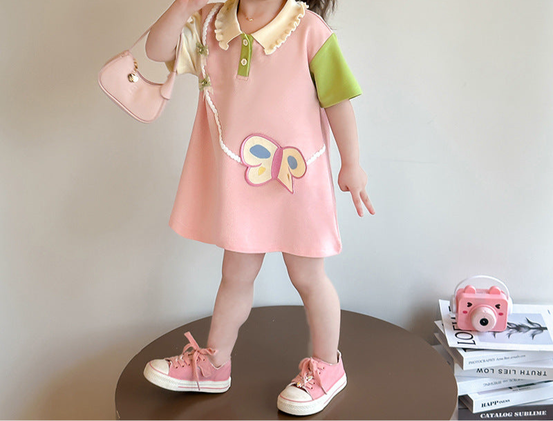Butterfly polo dress