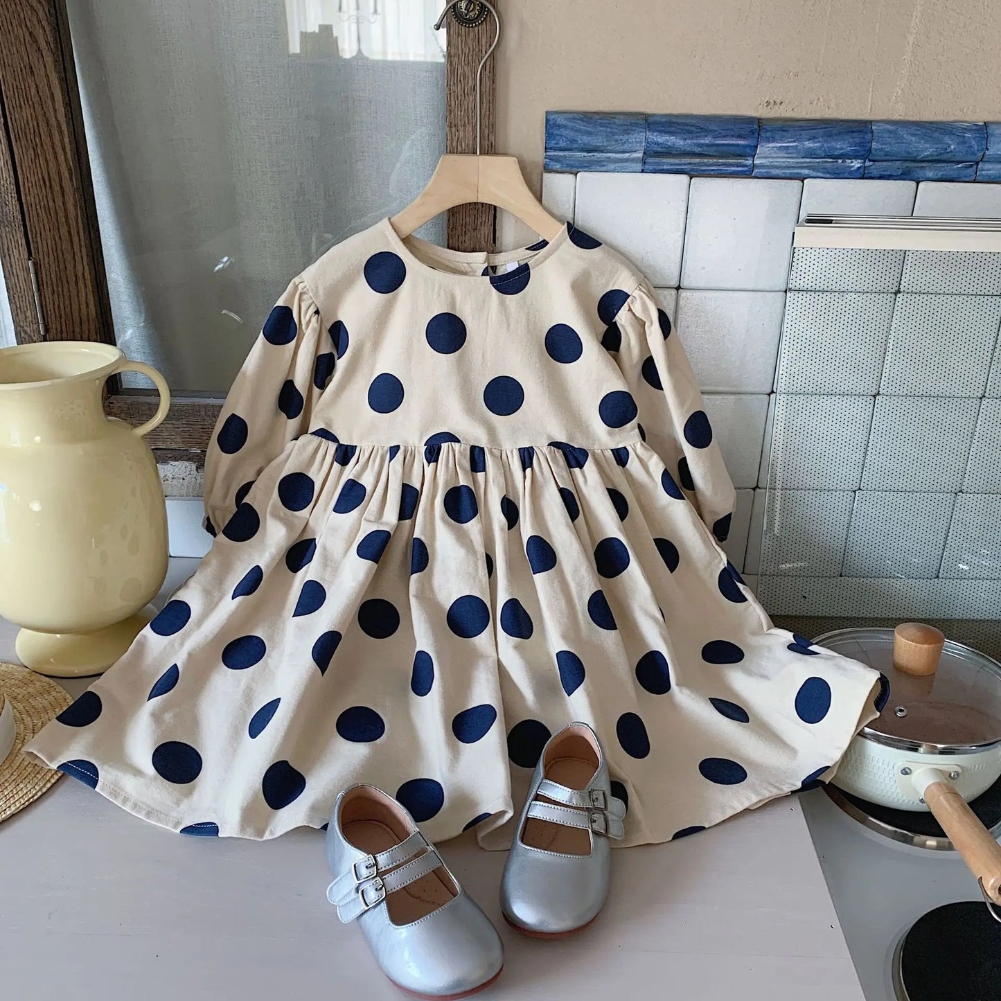Gargi polka dot dress