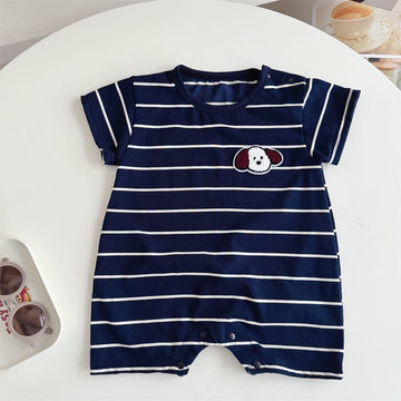 Stripe puppy romper