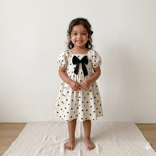 Heart bow dress