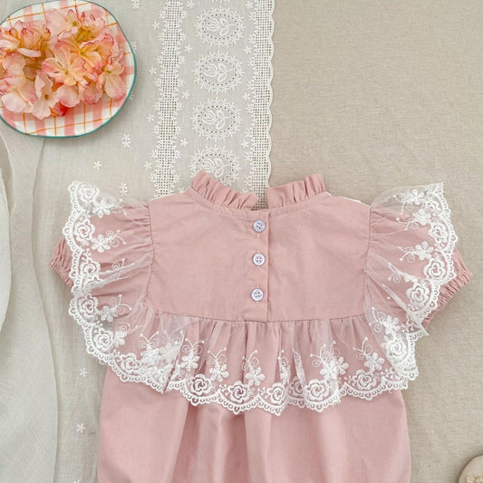 Peony Lacey romper