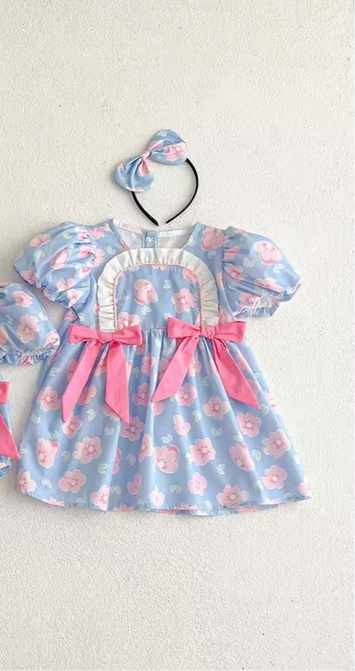 Rainbow frill dress