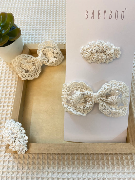 Crochet clip set