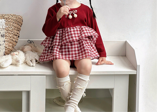 Checkers Bow Dress