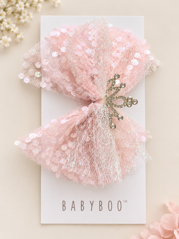 Crown hair clip