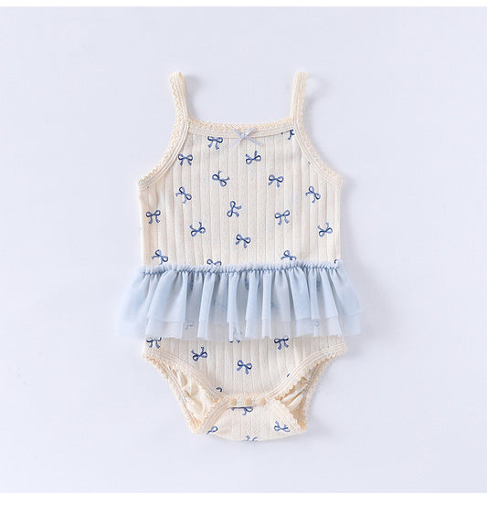 Heart sheer romper