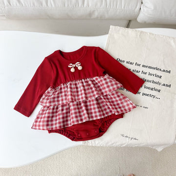 Checkers Bow Dress