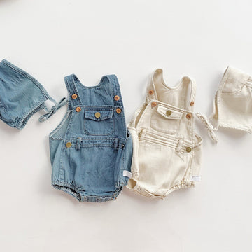 Mario denim romper