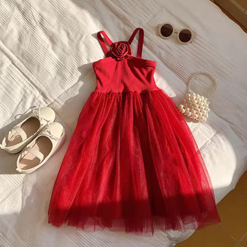 Red Flower Dress