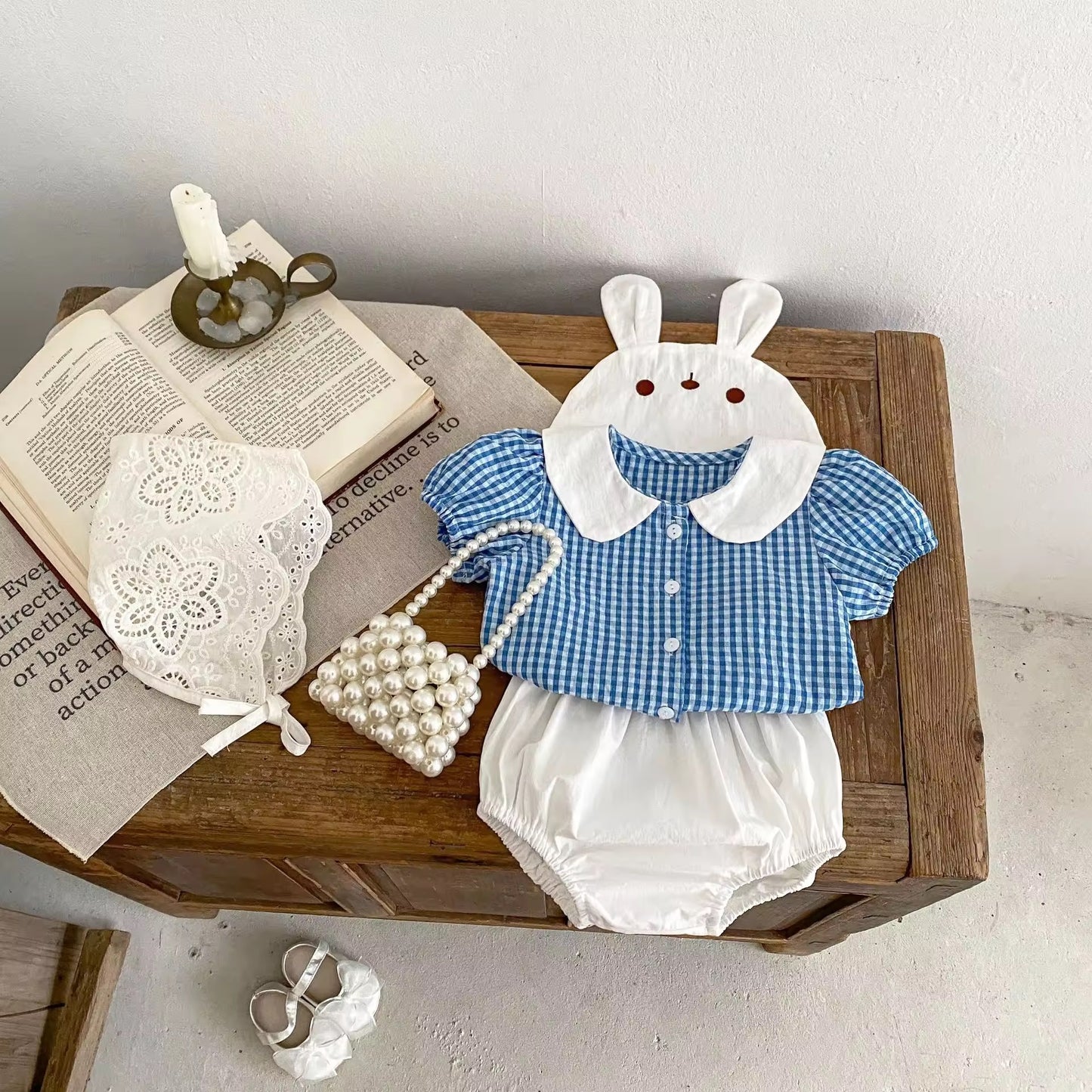 Back bunny checkered set