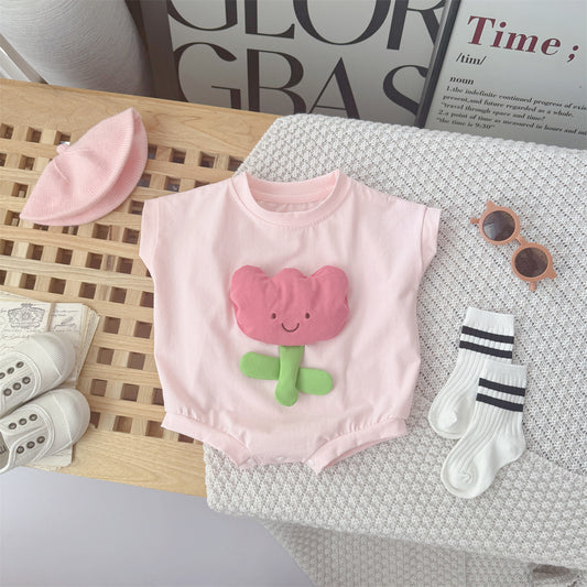 Flower /Fish romper