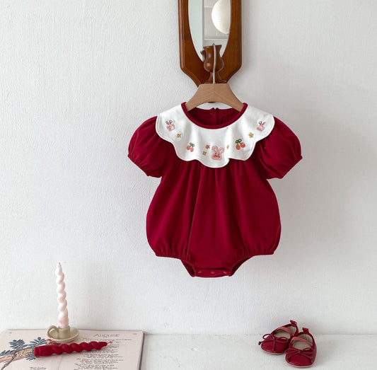 Scallow Cherry romper