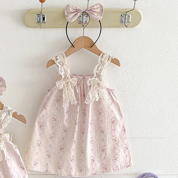 Lacey bow dress