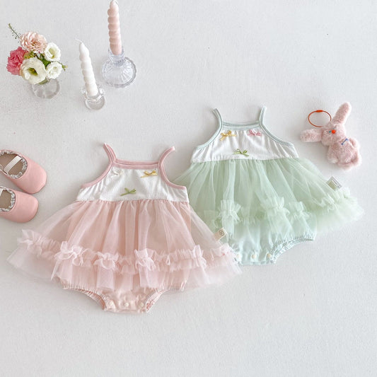 Ruby frill romper dress