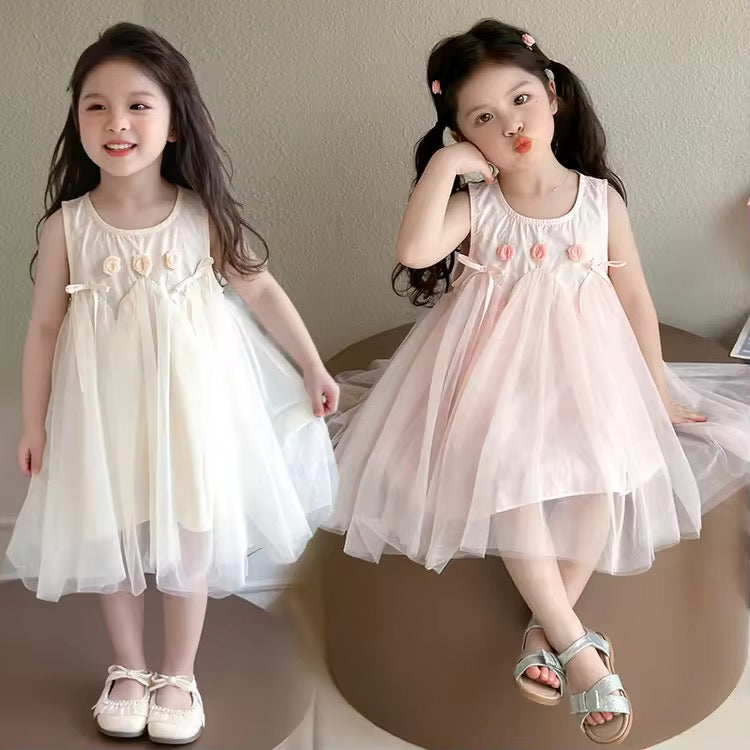 Remi flower tulle dress