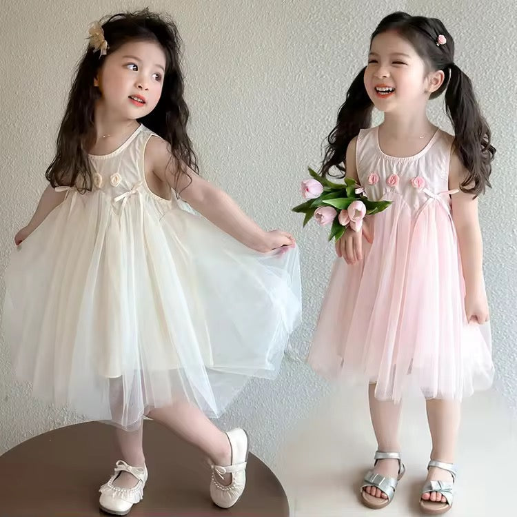 Remi flower tulle dress