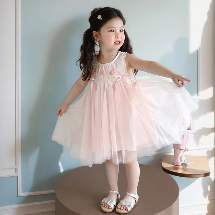 Remi flower tulle dress
