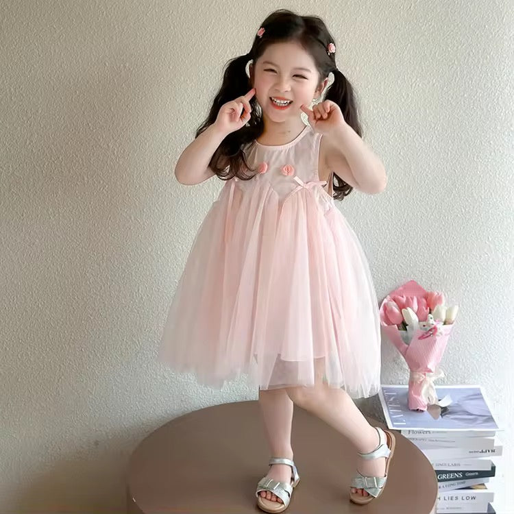 Remi flower tulle dress