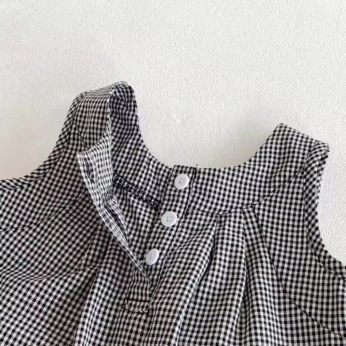 Plaid romper