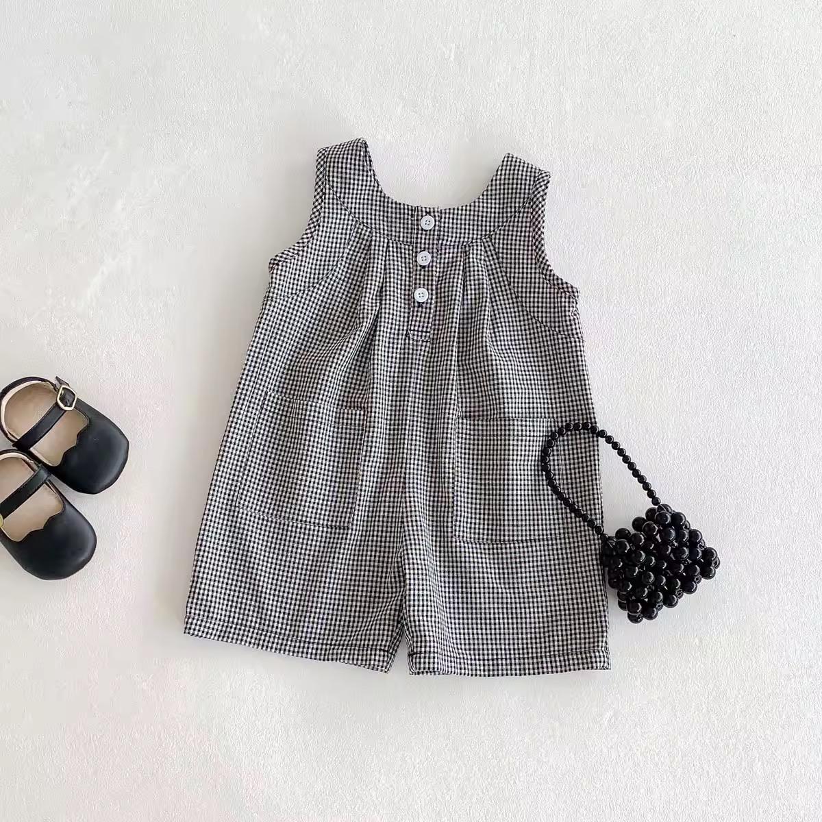 Plaid romper