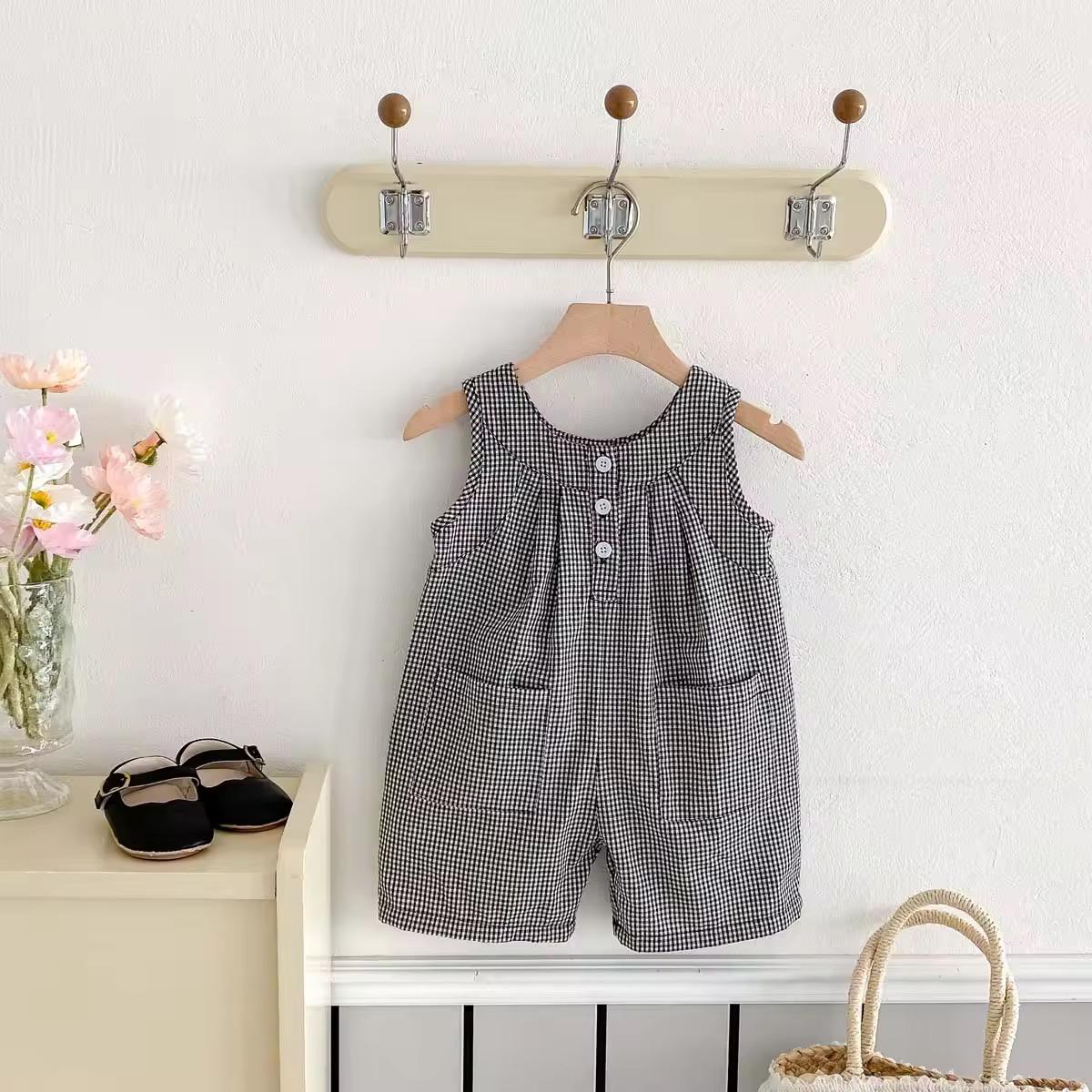 Plaid romper