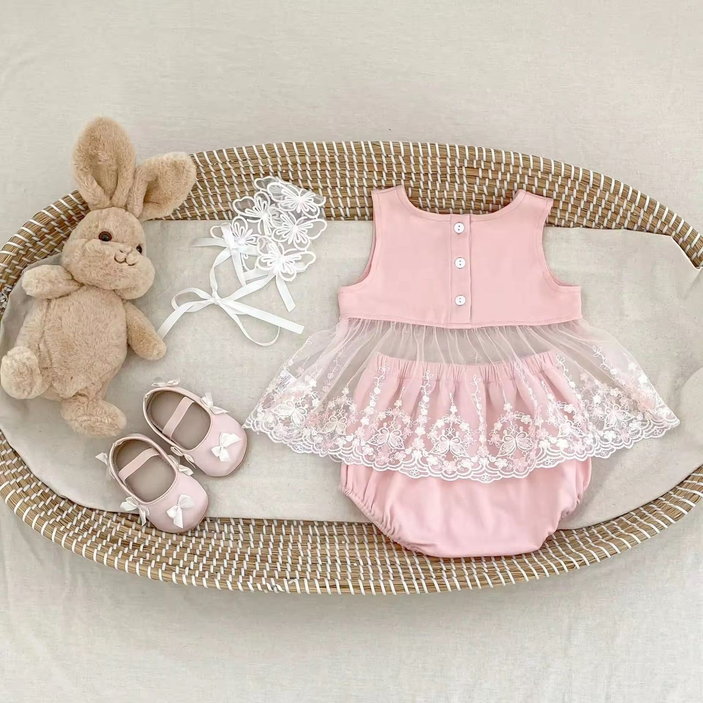 Sheer lace co-ord set