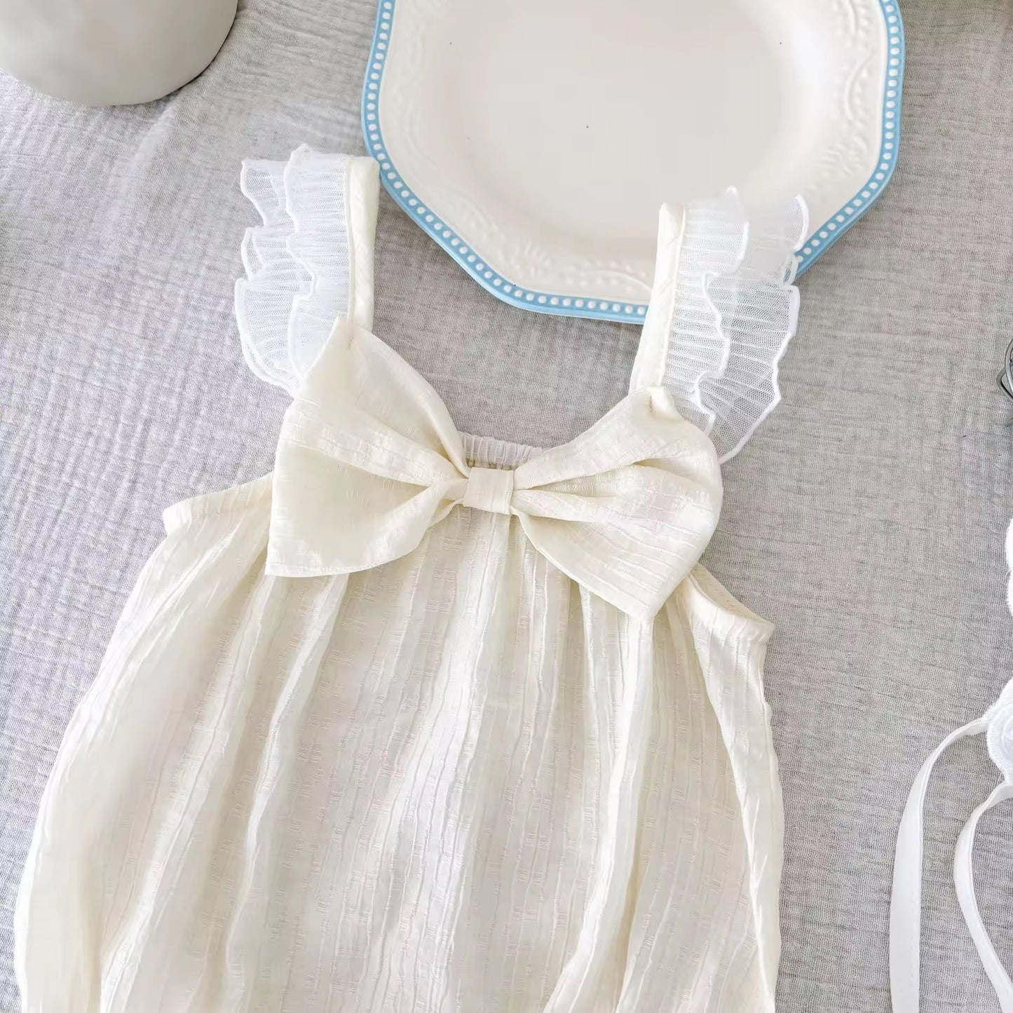 Ina bow romper
