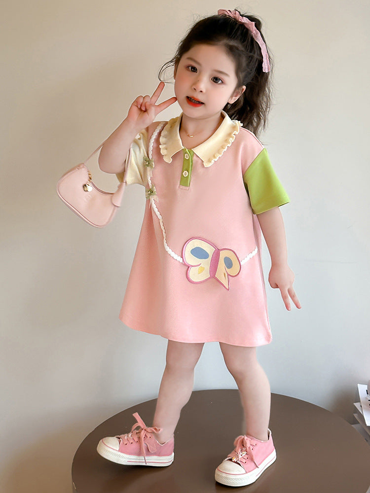 Butterfly polo dress