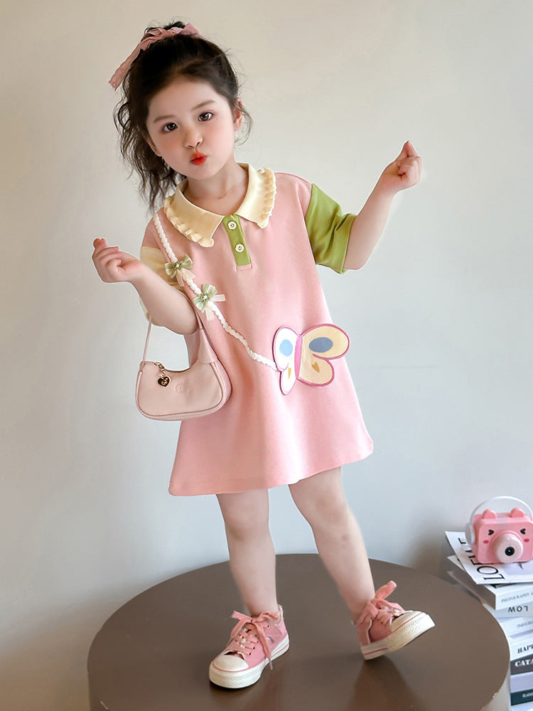 Butterfly polo dress