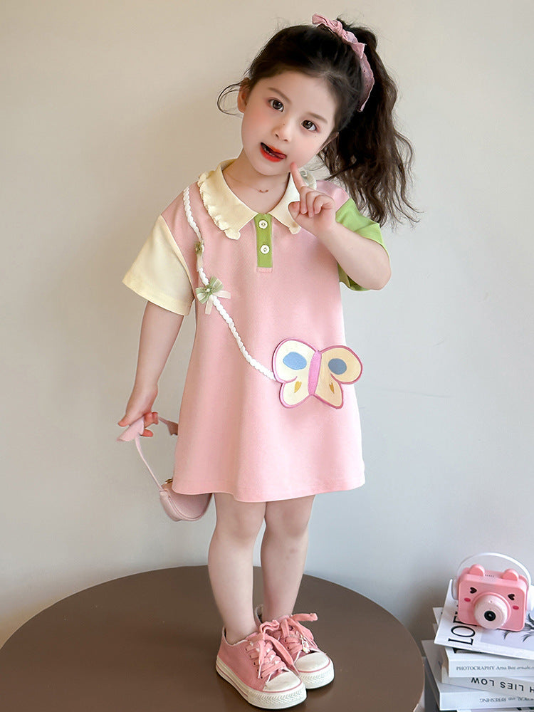 Butterfly polo dress