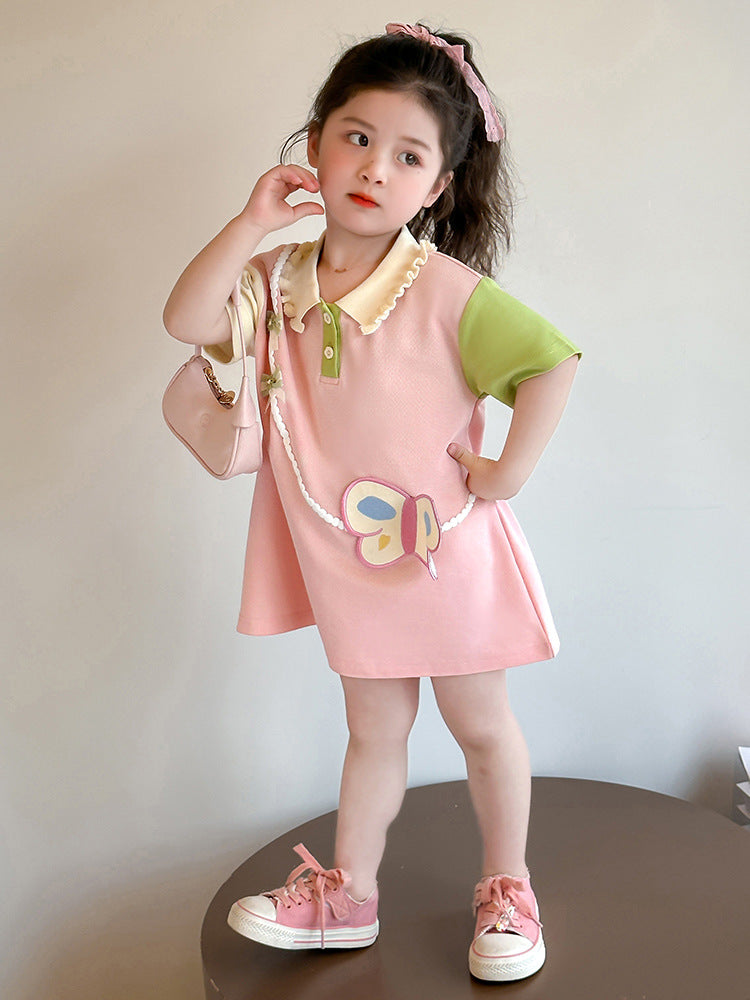 Butterfly polo dress