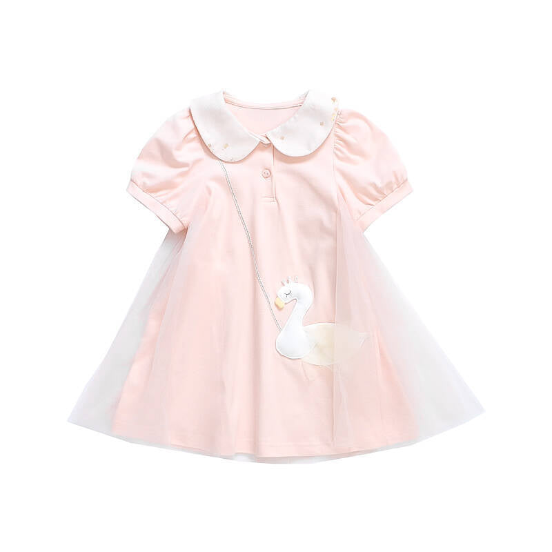 Swan sheer dress