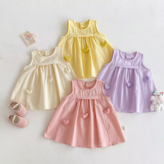 Tri heart dress