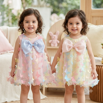 Butter bow dress